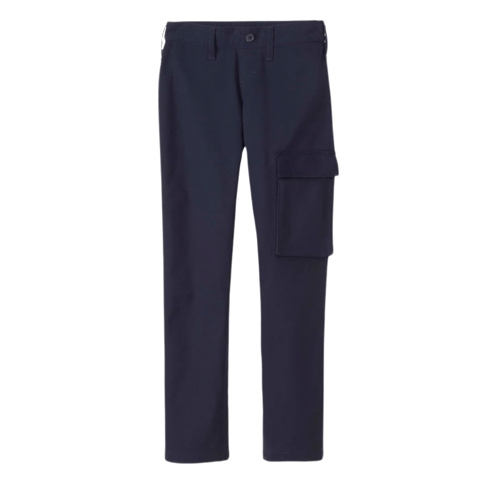 Navy blue cargo pants for kids.